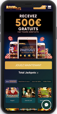 Das mobile Casino Riviera