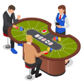Poker Casino Table.