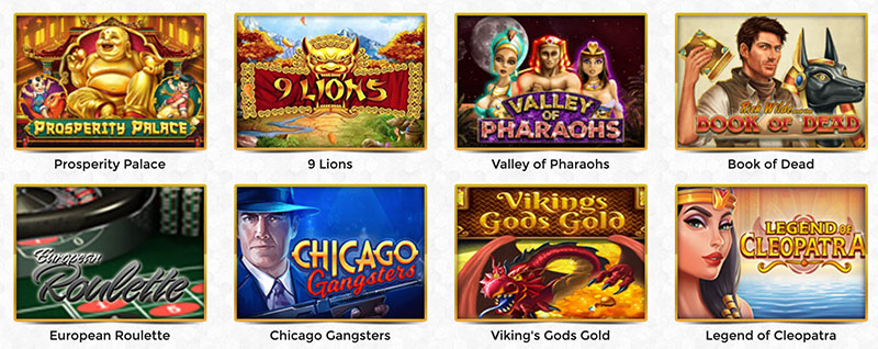Einzigartige Casino-Spiele.