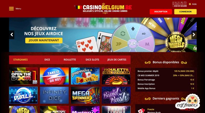 Casino Belgium Avis-Schnittstelle
