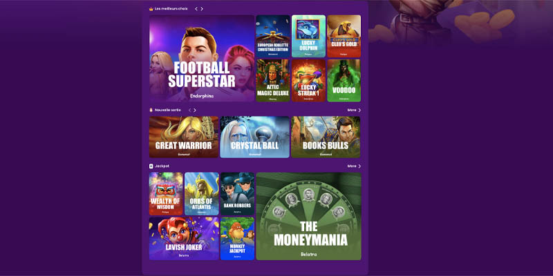 Screenshot Trustdice Games.